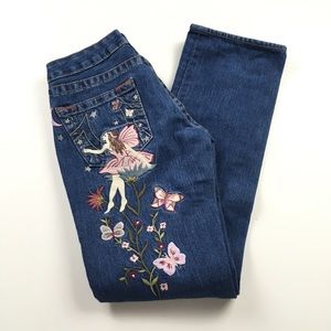 true religion embroidered fairy jeans 